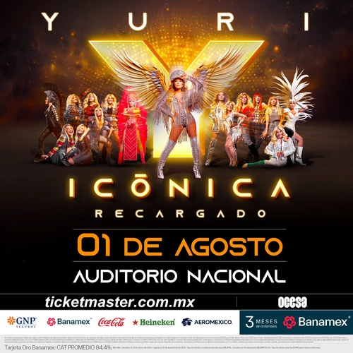 Boleto doble para Concierto de Yuri