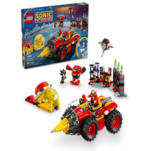 Lego Super Sonic vs. Egg Drillster