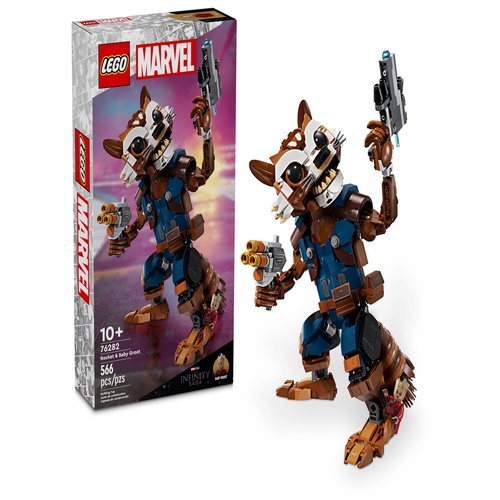 Lego Rocket y Bebé Groot